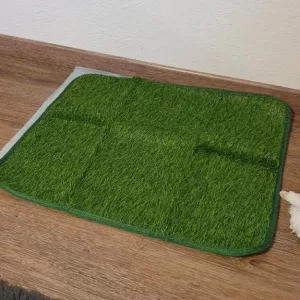 Modtog toilettrænings græsmåtte til hund fra kunde J**h.