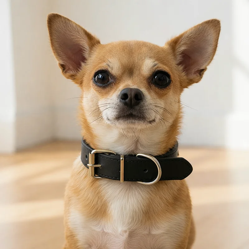 Lys justerbart hundehalsbånd